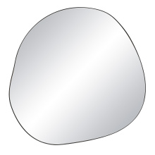 Renwil MT2657 - Dolly 45.25" Tall Irregular Wall Mirror, Black