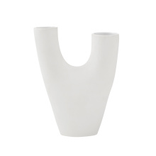 Renwil VAS279 - Avignon Indoor Ceramic Stoneware Small Vase, Matte Off-White