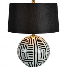 Renwil LPT1160 - Milka 24.5" Length Table Lamp, Cream and Black