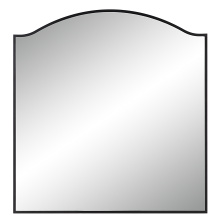 Renwil MT2642 - Bandon 40" Tall Arch Wall Mirror, Black
