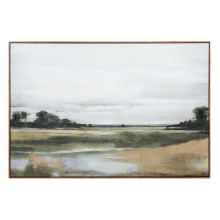 Renwil OL2208 - Arcos 40" H x 60" W Canvas Art, Beige