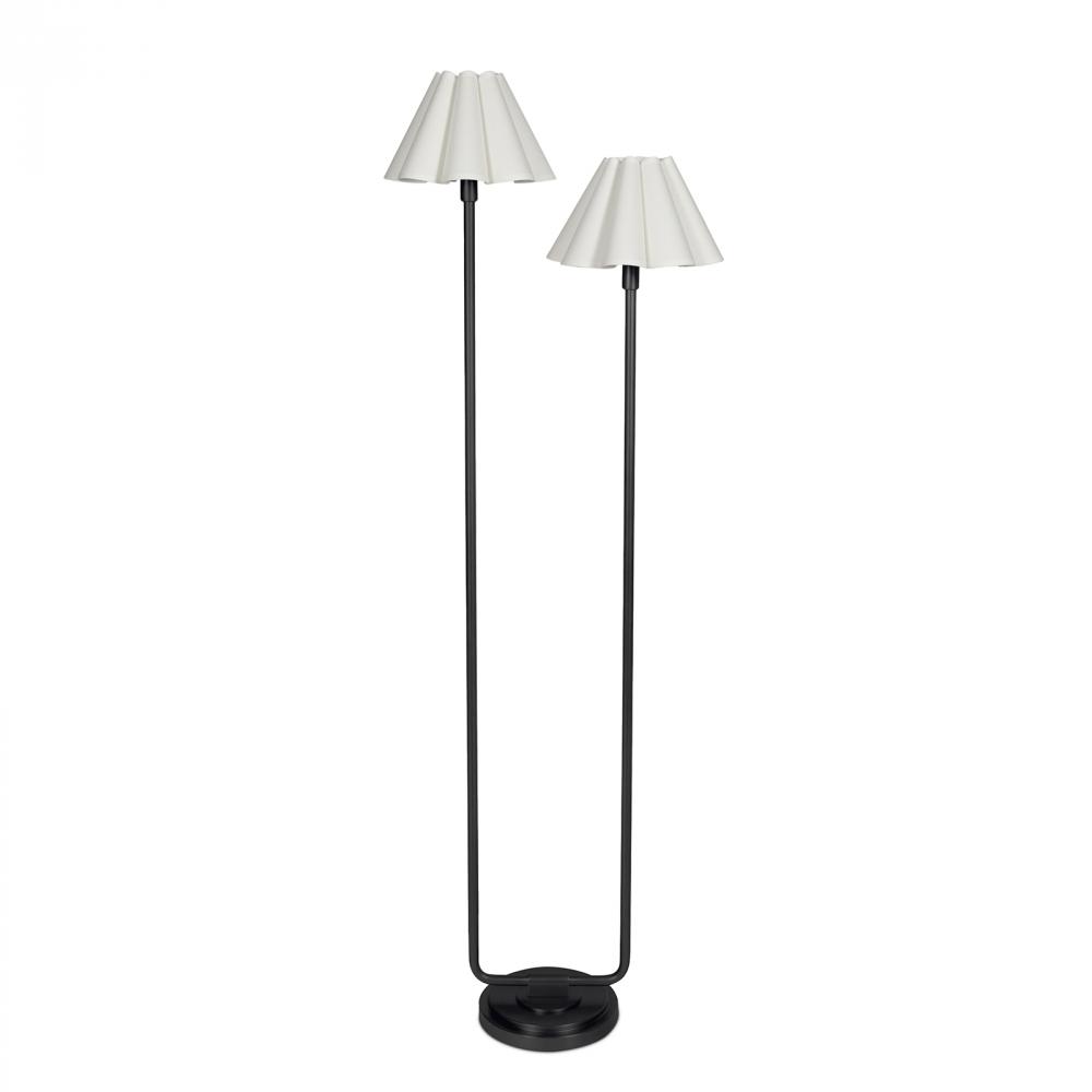 Regina Andrew Polly Floor Lamp (Blackened Brass