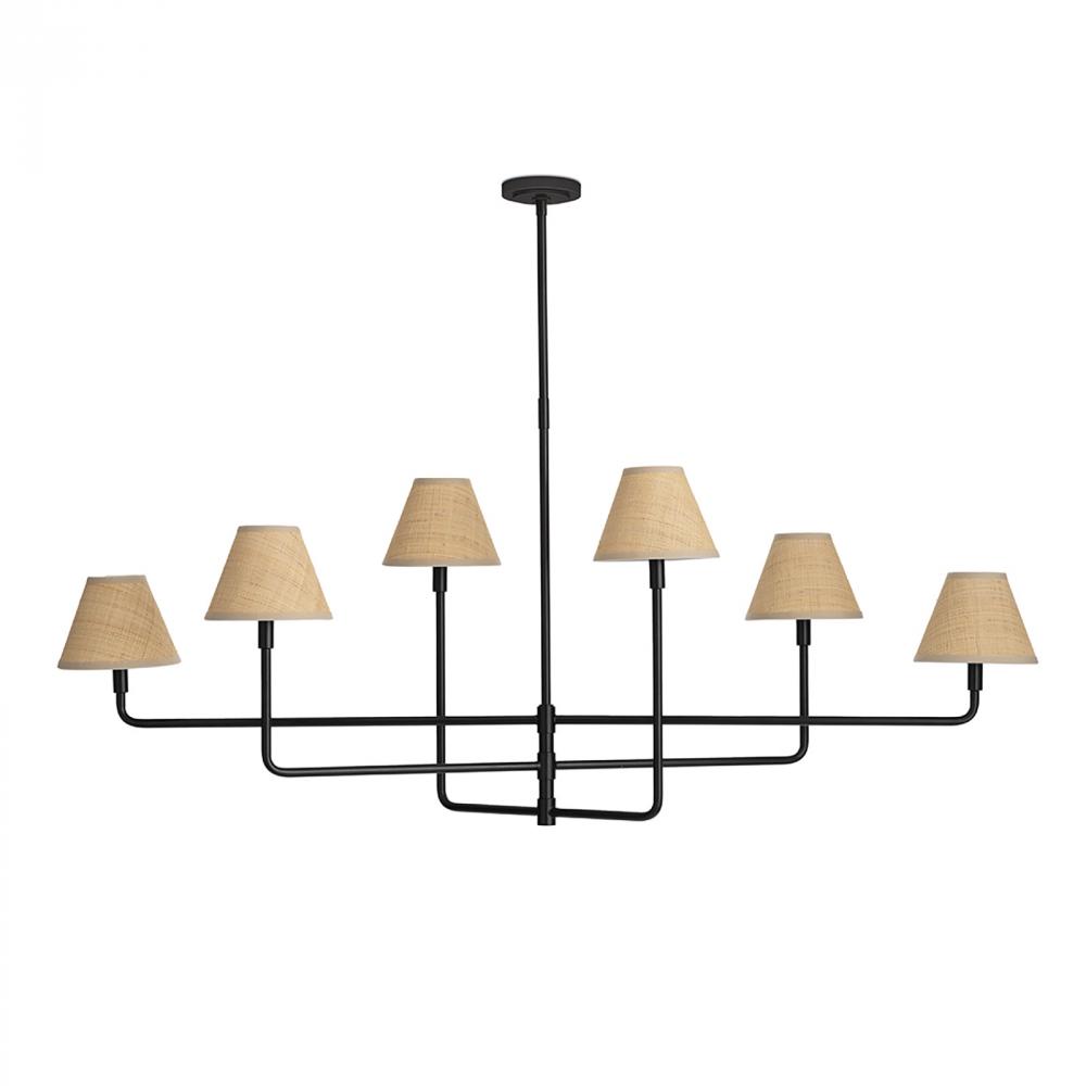 Regina Andrew Polly Metal Chandelier (Blackened