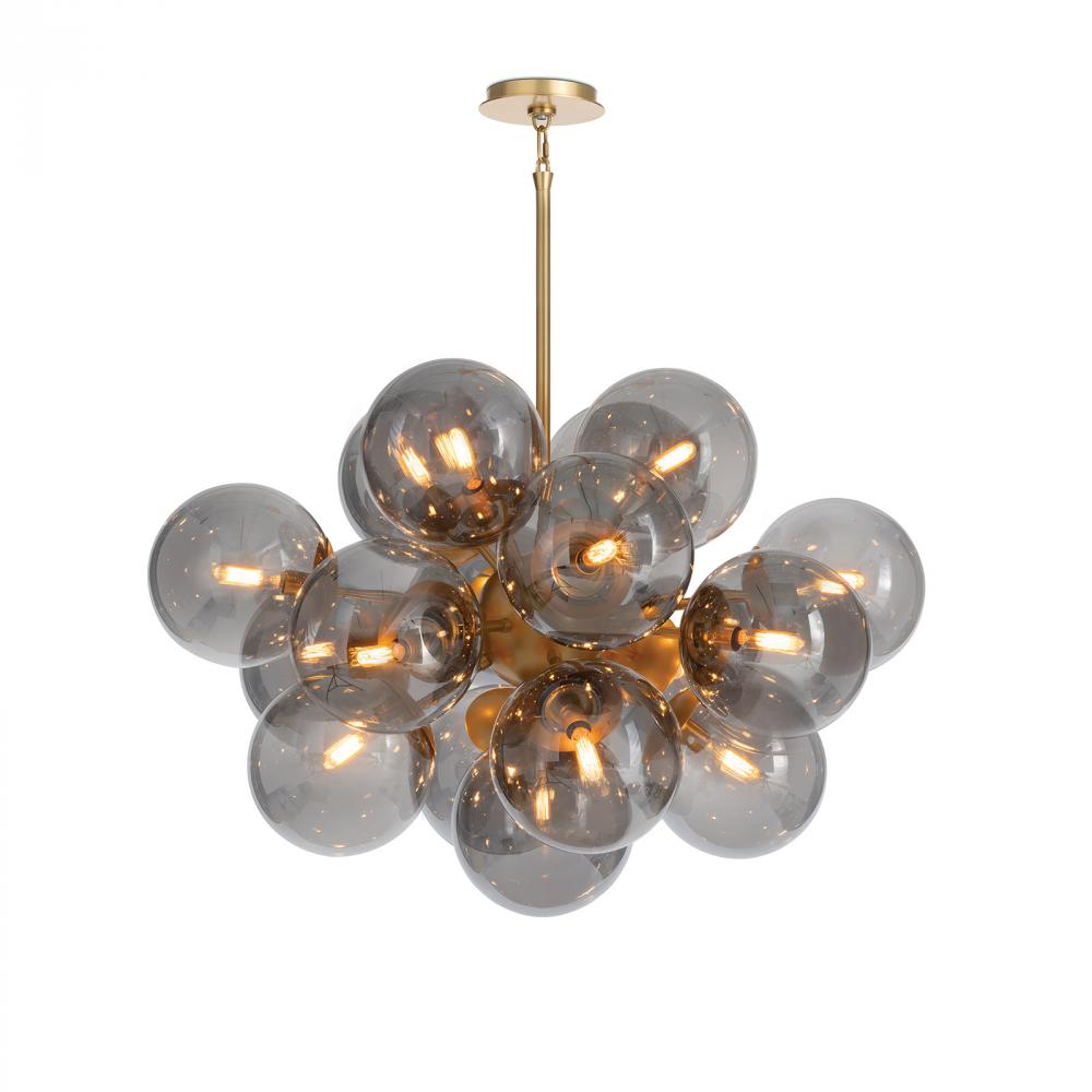 Regina Andrew Shine Chandelier (Natural Brass wi