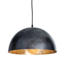 Regina Andrew 16-1090BLK - Regina Andrew Sigmund Pendant Small (Black and Gold)