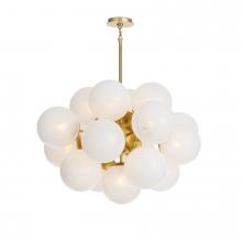 Regina Andrew 16-1474NB-SRL - Regina Andrew Shine Chandelier (Natural Brass wi