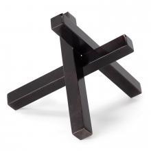Regina Andrew 20-1073BLKZ - Regina Andrew Intersecting Sculpture (Blackened Zinc)