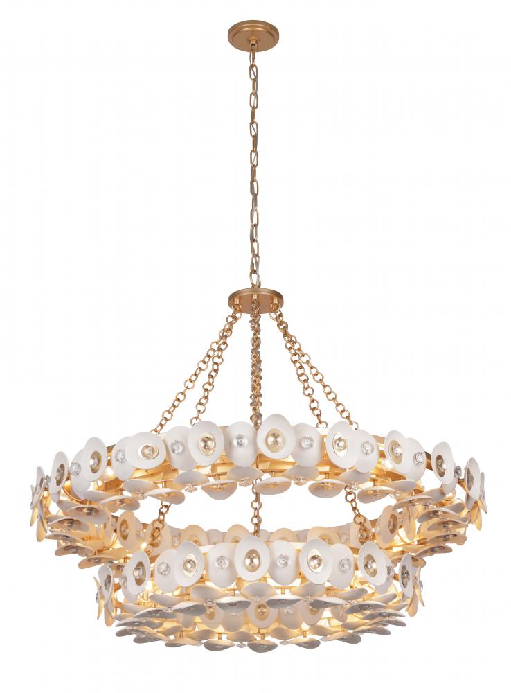 Niu - 22 Lights 2 Tier Chandelier