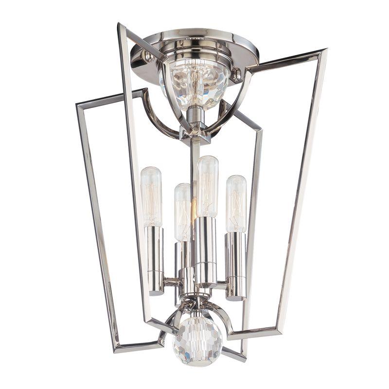 4 LIGHT SEMI FLUSH