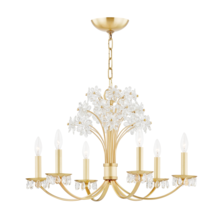 Hudson Valley 4430-AGB - 6 LIGHT CHANDELIER