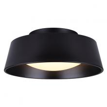 Canarm LFM131A14BK - Dion LED Integrated Flush Mount Light, Black Finish