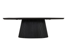 Canarm BAC-SW4759BLK - MADHY Black Oval Coffee Table