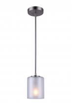 Canarm IPL575A01BN - Bay 1 Light Pendant, Nickel Finish