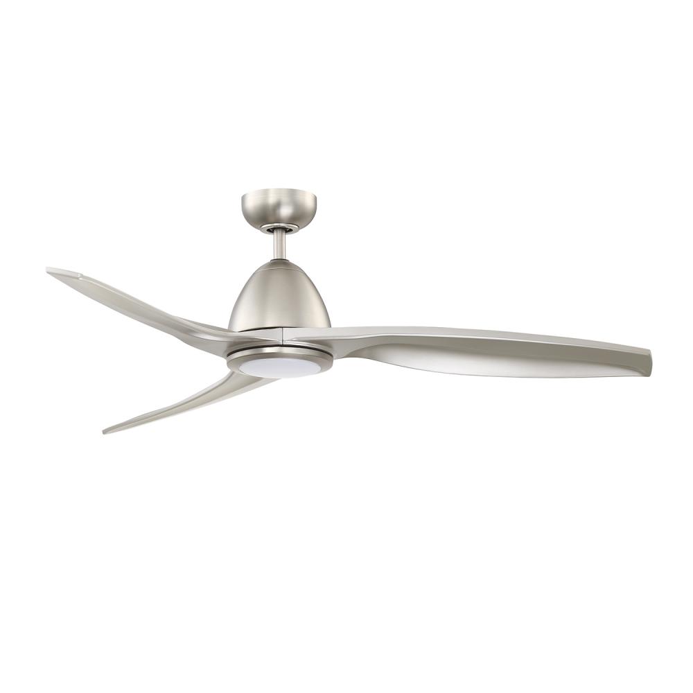 CYLON 50 in. LED Satin Nickel DC motor Ceiling Fan