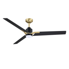 Kendal AC40152-BLK/BRS - Ancon 52 in. Black & Brass Ceiling Fan