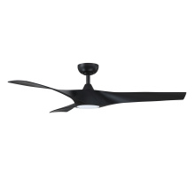 Kendal AC40652-BLK - Genar 52 in. Black Ceiling Fan