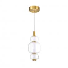 Kendal PF269-BRS/CLR - 1 LIGHT ADJ. CCT LED PENDANT