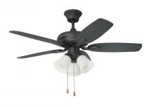 Kendal AC9042-WRI - Three Light Wrought Iron Ceiling Fan