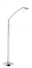 Kendal FL3039-CH - NEVLA series 51 in. Chrome Halogen Floor Lamp