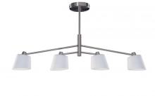Kendal HPF7004-SN - Four Light Satin Nickel Island Light