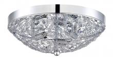 Kendal PF40-3LFL-CH - SOLARO series 3-Light Chrome Flushmount