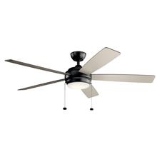 Kichler 330180SBK - 60 Inch Starkk Fan