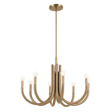 Kichler 52550CPZ - Odensa 29.25 Inch 8 Light Chandelier in Champagne Bronze