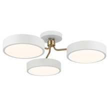 Kichler 52604WHCPZ - Semi Flush 3Lt LED