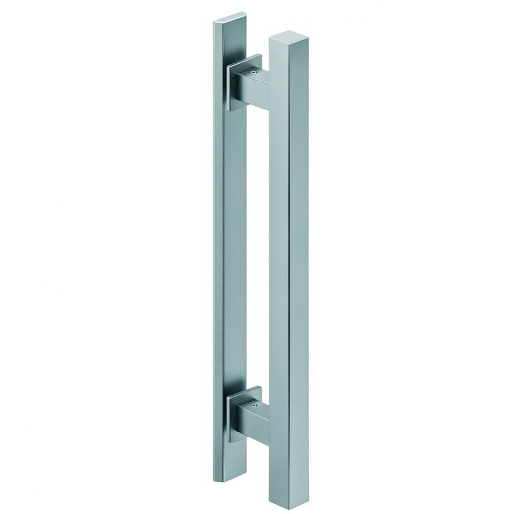 Pull Handle Alu Sq Sgl F/Wall Mt Clr Ano