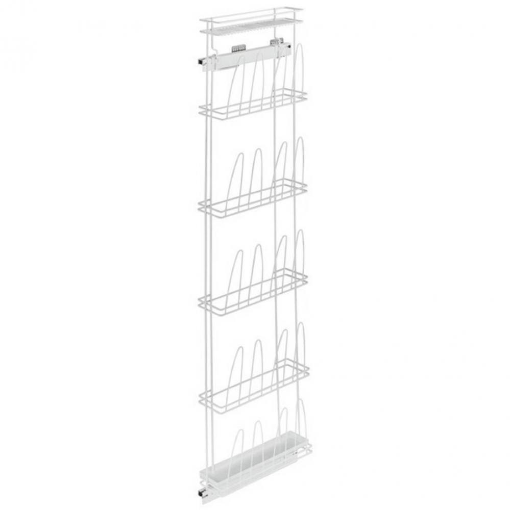 Shoe Rack P-Out 10 Pr Shoes White Left