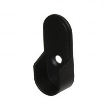 Hafele 803.06.330 - Oval Wardr Tube Supp Zn Blk 15X30