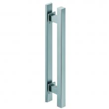 Hafele 905.01.131 - Pull Handle Alu Sq Sgl F/Wall Mt Clr Ano