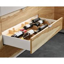 Hafele 554.47.320 - Fineline Wine Holder Blk Ash 559X50X12Mm