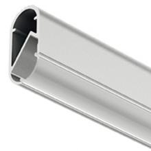 Hafele 833.72.790 - Oval Wrdb Rail Lghtd Steel Chrome 2500Mm