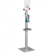 Hafele 987.53.800 - Hygiene Stand Steel White Aluminum