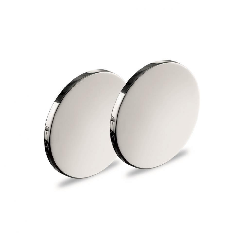 WHILE STOCKS LAST - ø 2.375'' Scala Cover Discs - Set of 2 - Chrome