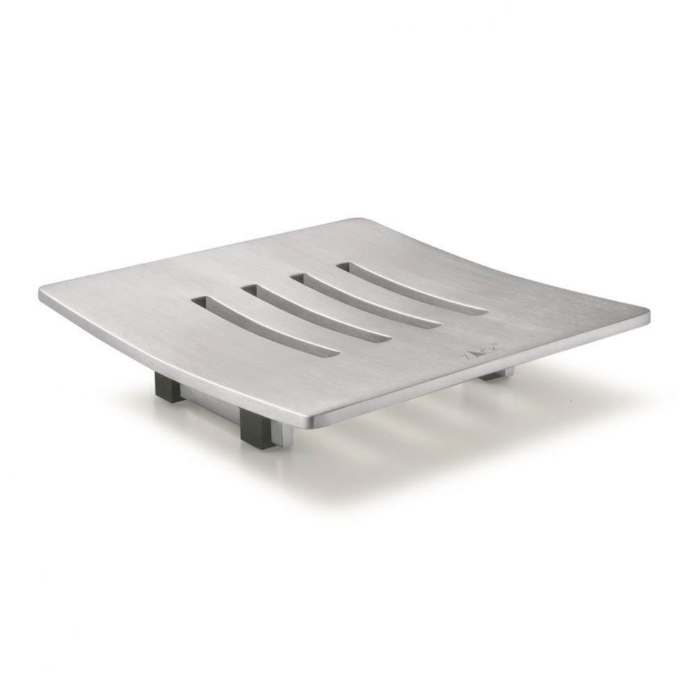 WHILE STOCKS LAST - 4.25'' x 4.25'' Abbaco Soap Dish - Stainless Steel