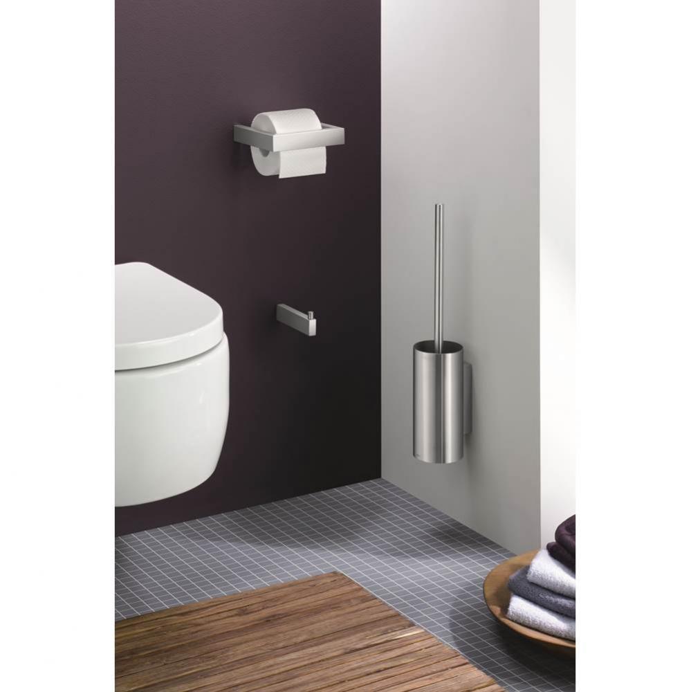 WHILE STOCKS LAST - 6.25'' x 6'' Linea Toilet Roll Holder Wall Mounted - Stain