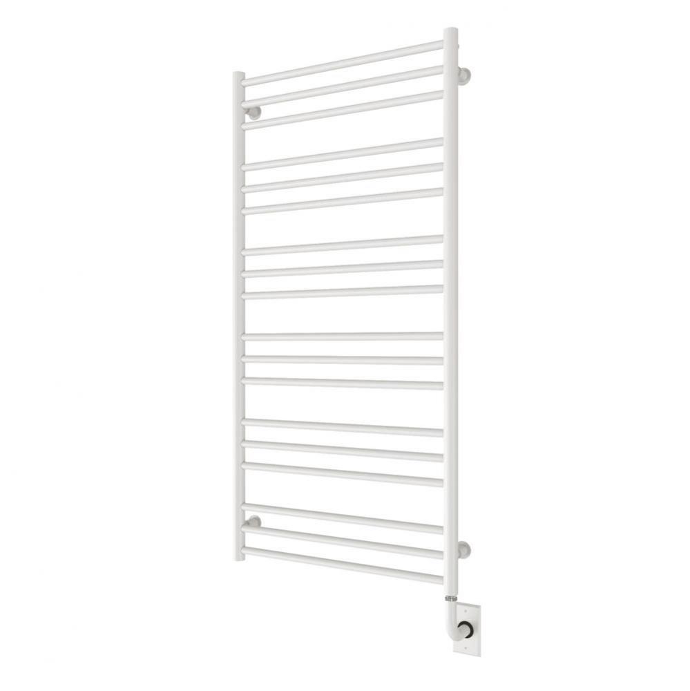 23.5''x47.5'' Sorano Electric Hardwired Towel Warmer - Matte White