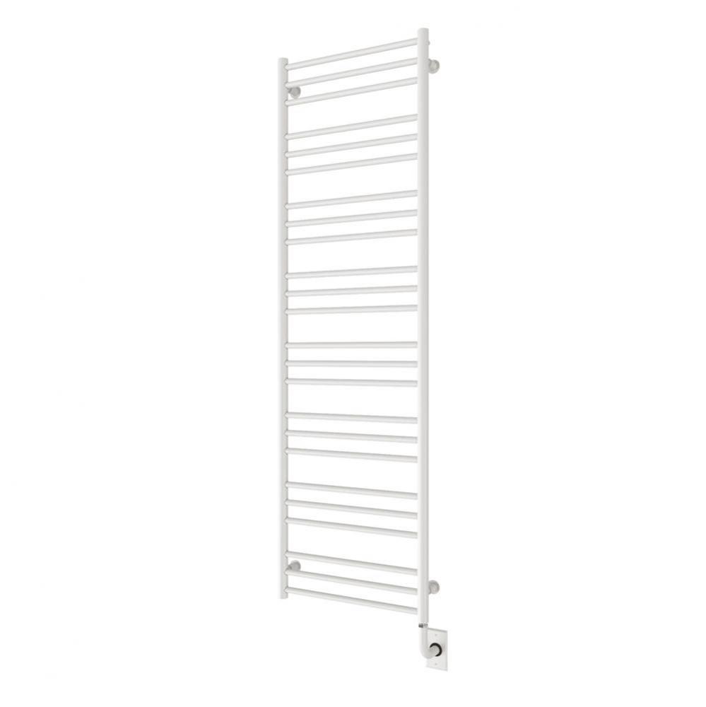 19.5''x64'' Sorano Electric Hardwired Towel Warmer - Matte White