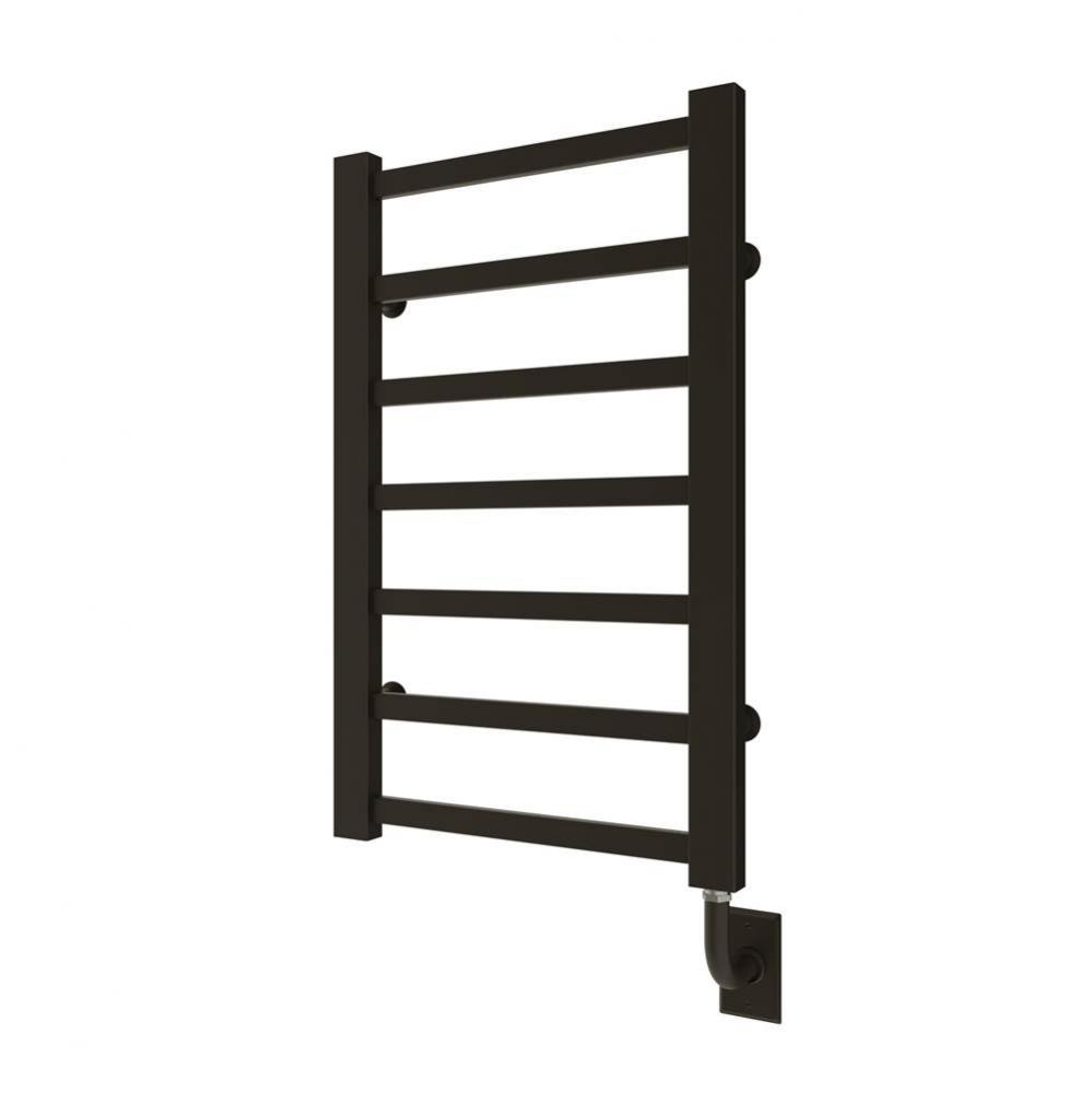 19.5''x31'' Milano Electric Plug-In Towel Warmer - Matte Black