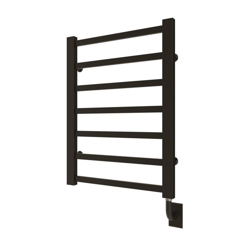 23.5''x31'' Milano Electric Plug-In Towel Warmer - Matte Black