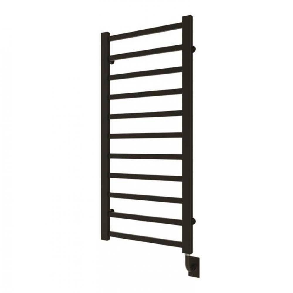 23.5''x50.5'' Milano Electric Hardwired Towel Warmer - Matte Black