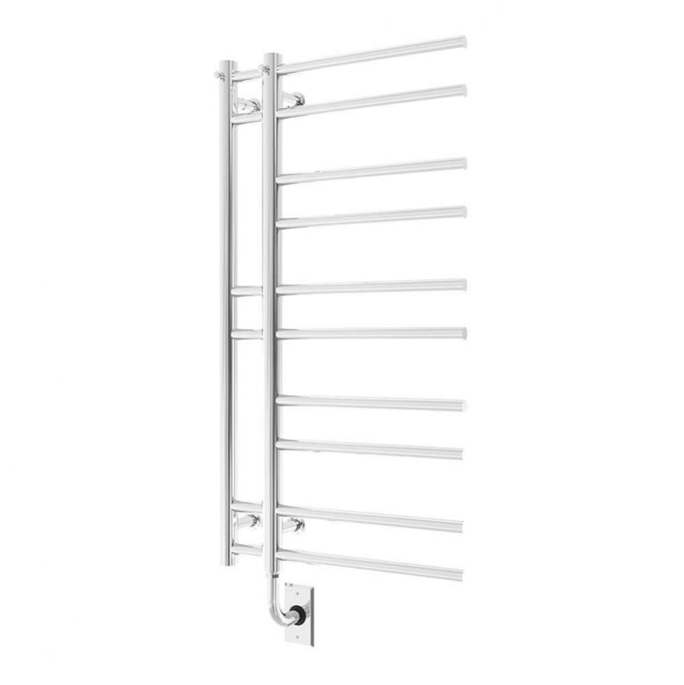 19.5''x37'' Ortona Electric Hardwired Towel Warmer - Chrome