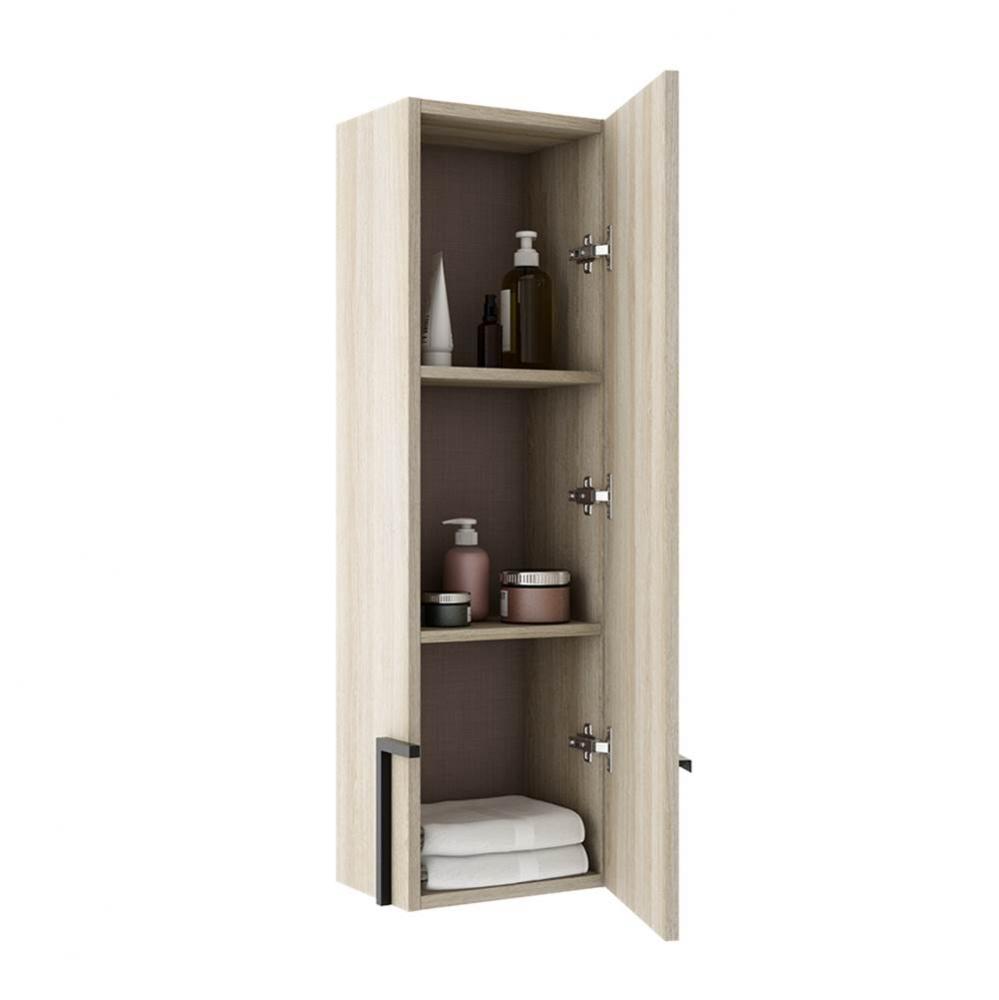 Accent Right Hand Wall Cabinet - White Oak