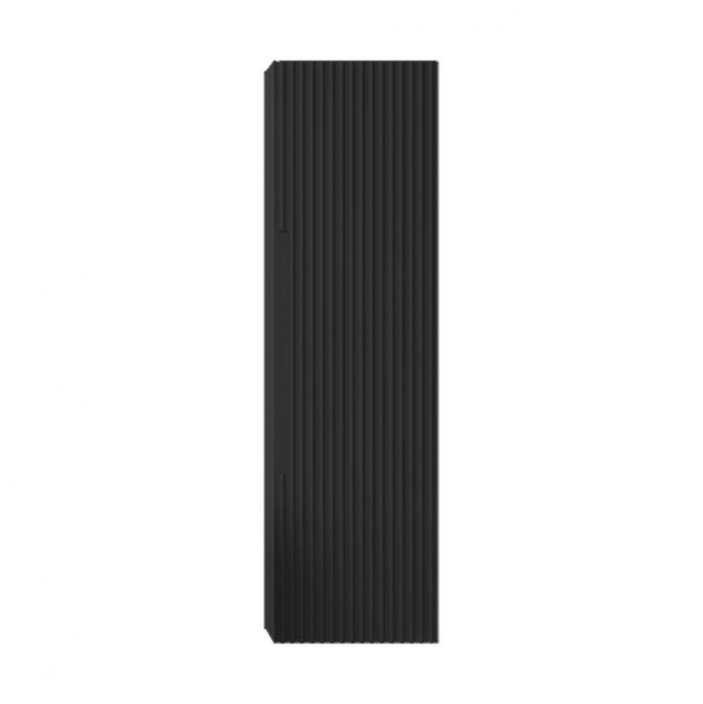 Coda Left/Right Hand Wall Cabinet - Matte Black Ripple