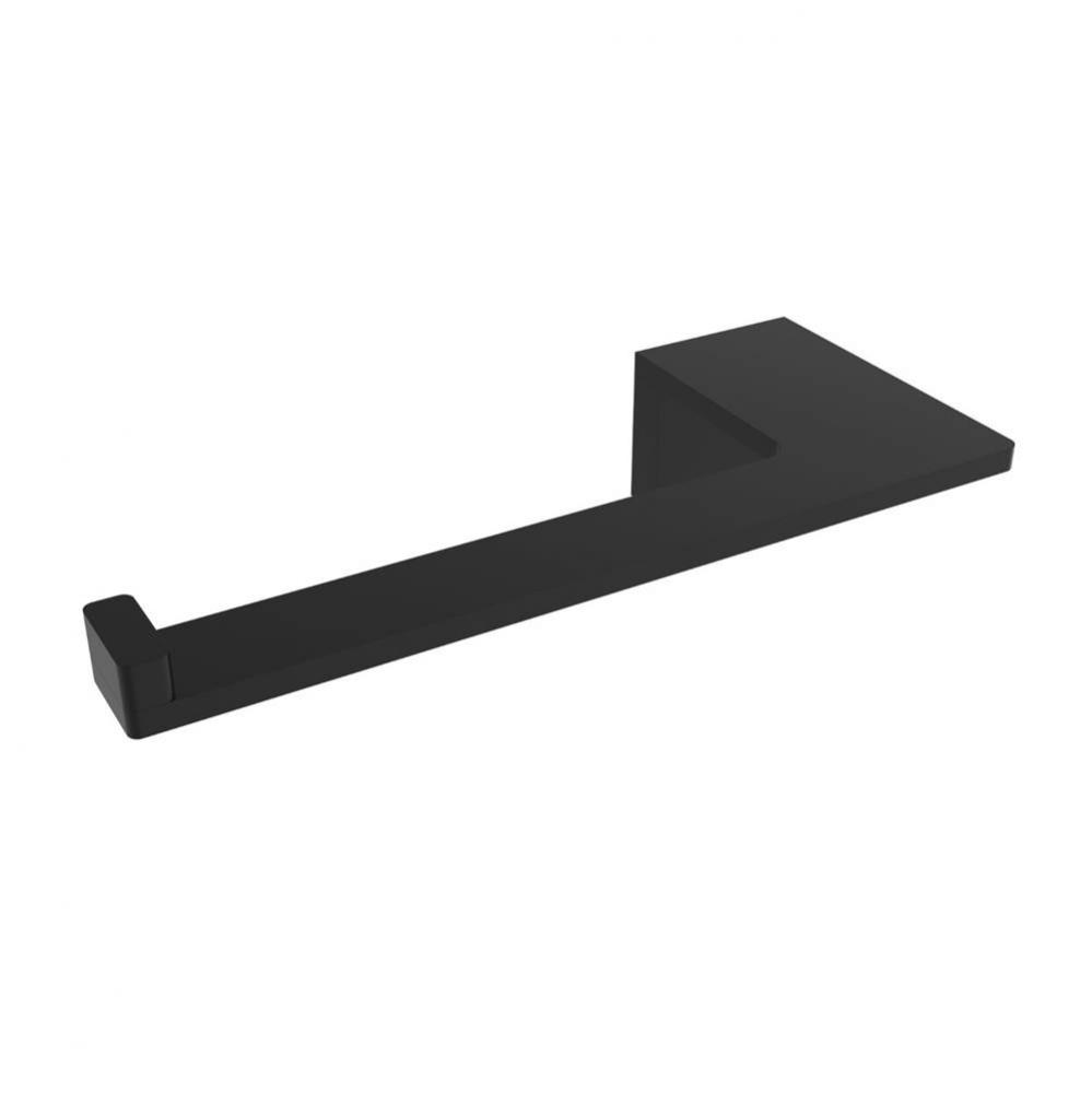 Ash Toilet Paper Holder - Matte Black (RH Post)