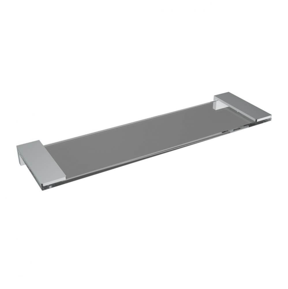 Ash Glass Shelf - Chrome