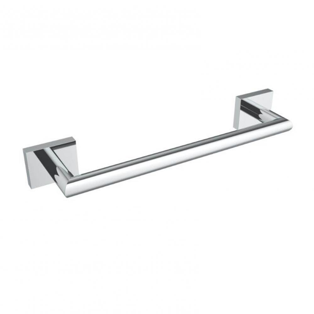 Crater 12'' Towel Bar - Chrome