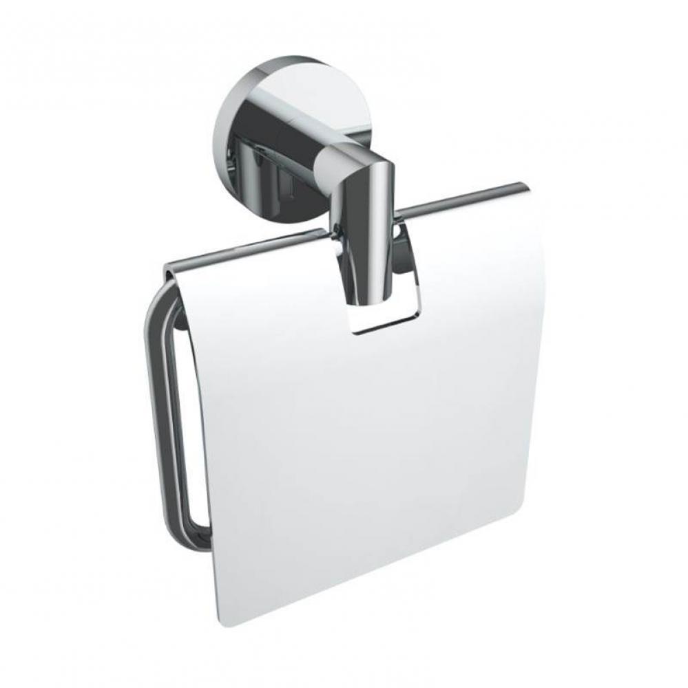 Summit Toilet Paper Holder With Cover - Chrome